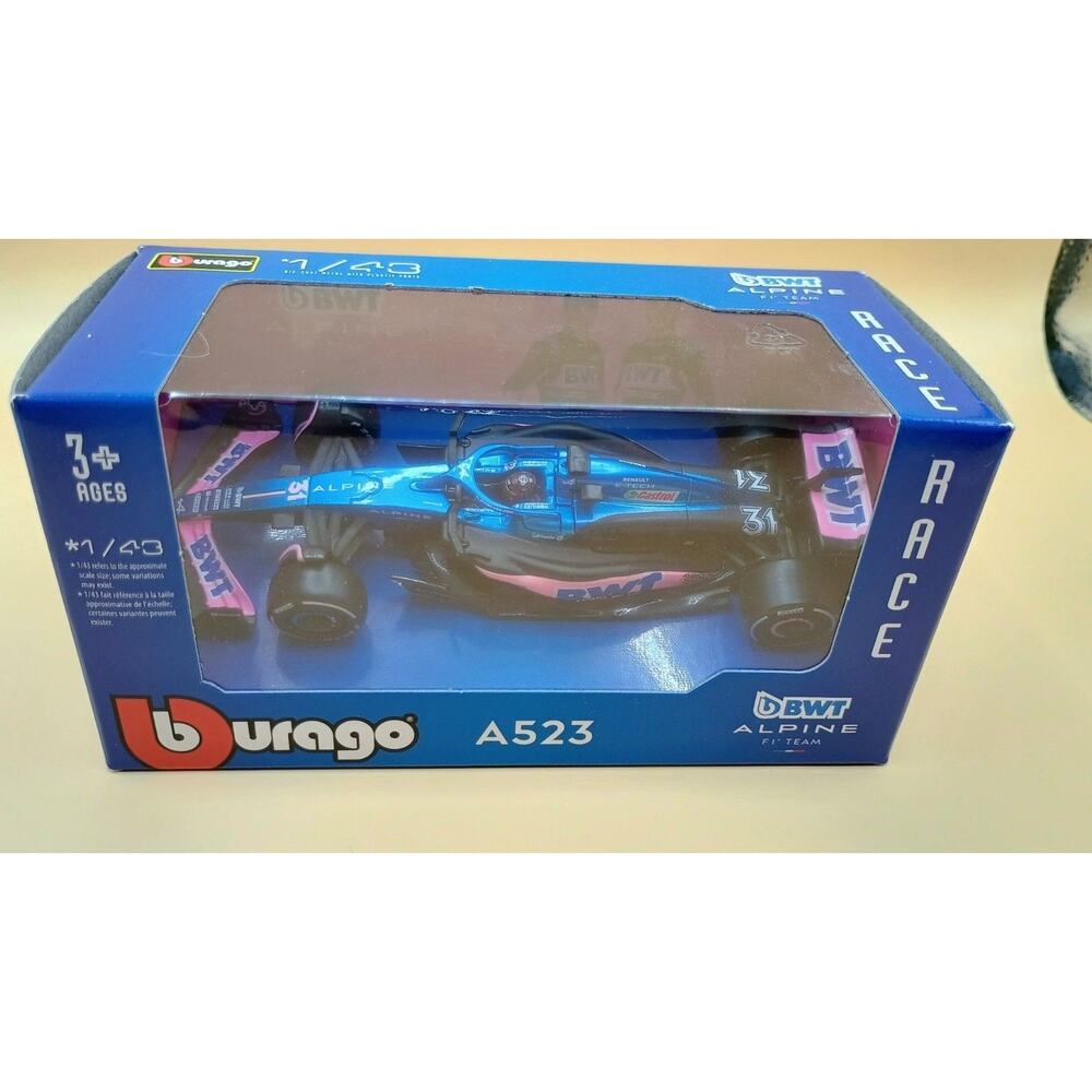 Bburago Car 1:43 BWT Alpine F1 A523 Esteban Ocon 31 2023